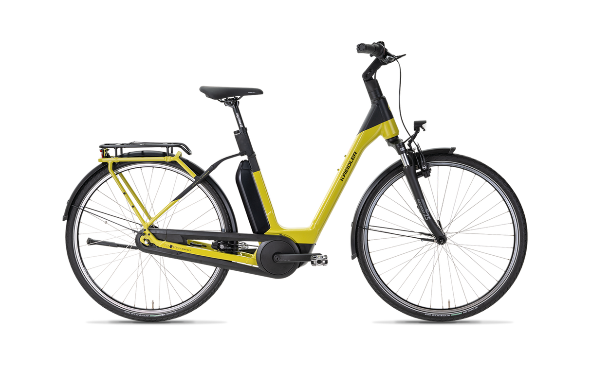 Vitality Eco 3 Comfort 2024 gul - Kreidler elcykel - Dame