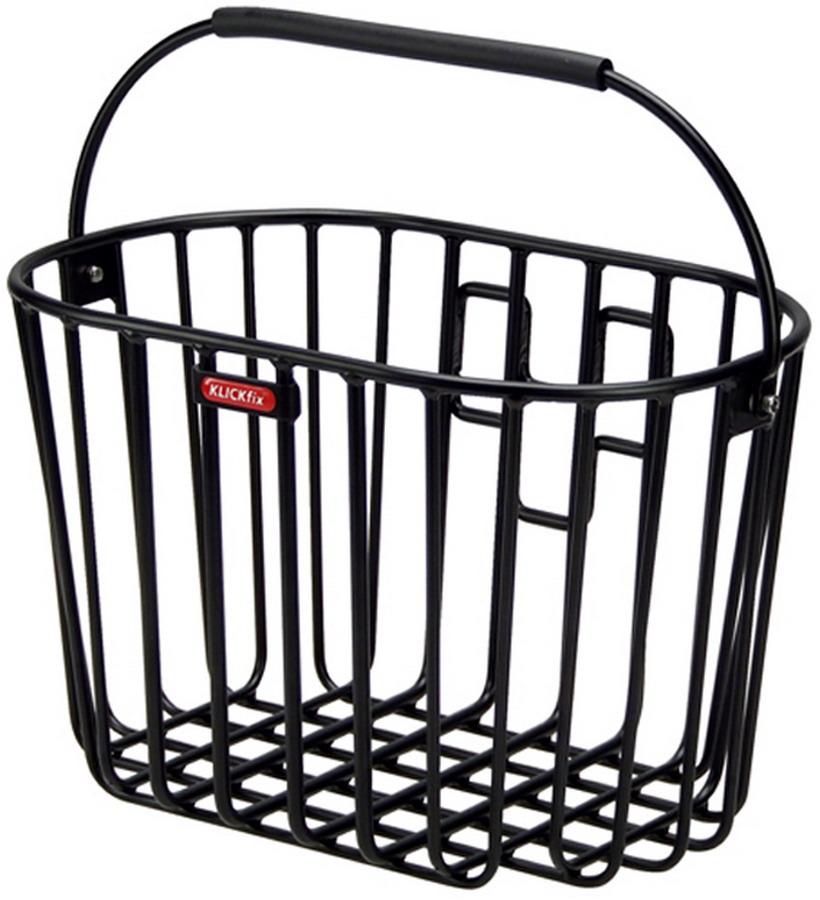 Kurv KLICKFIX Alumino Sort Alu Front
