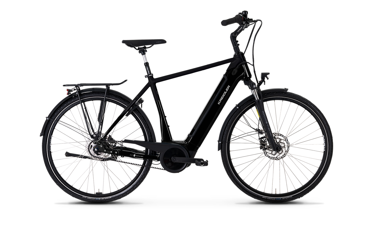 Vitality Eco 8 2025 sort - Kreidler elcykel - Herre