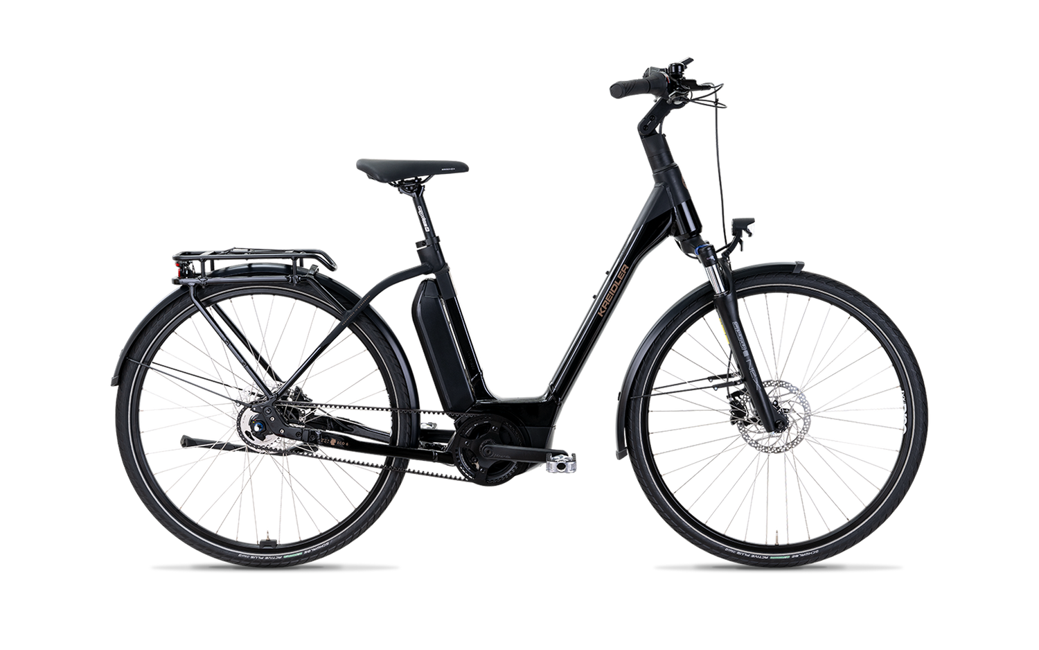Vitality Eco 6 Comfort Remtræk sort - Kreidler elcykel - Dame