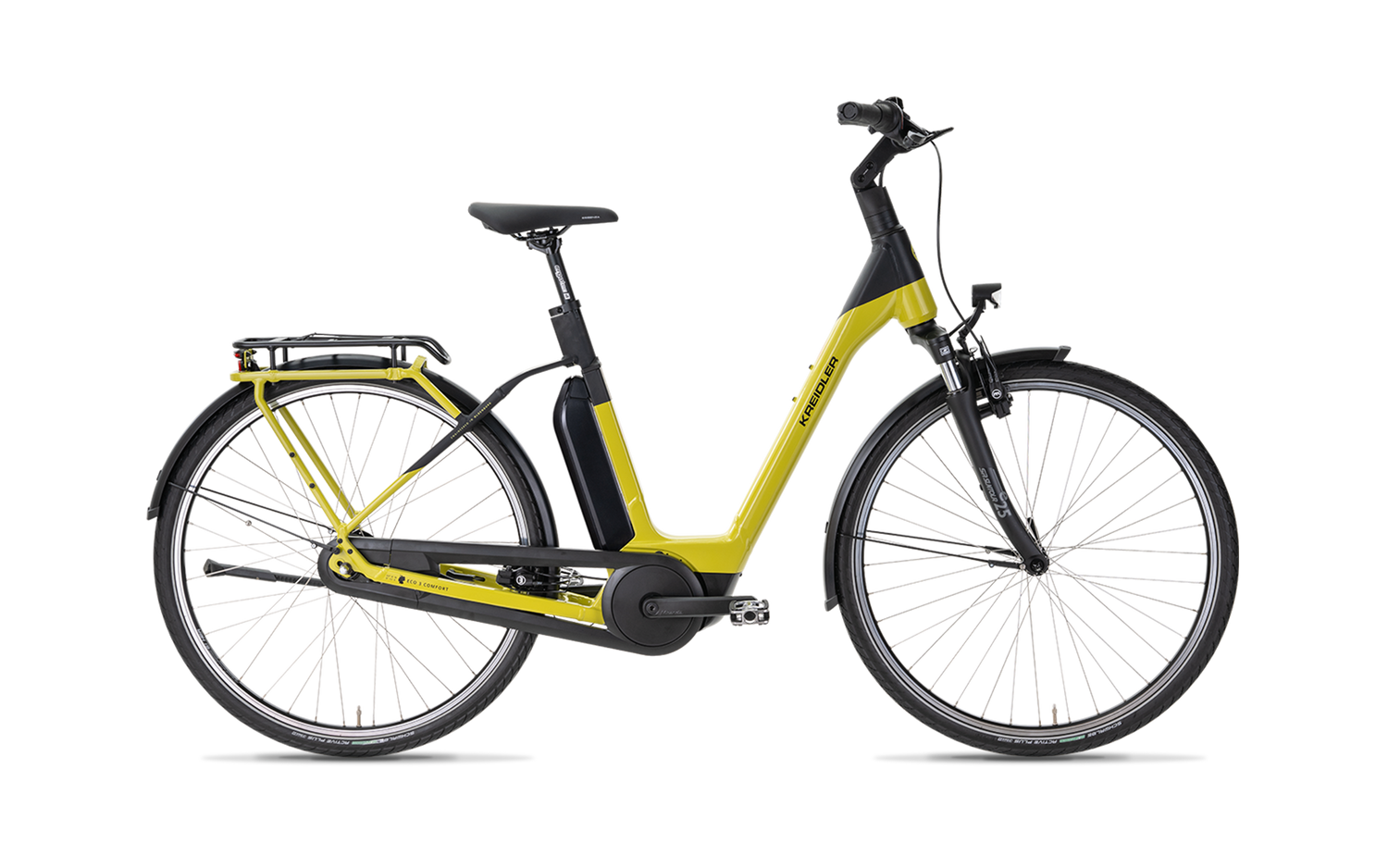 Vitality Eco 3 Comfort 2024 gul - Kreidler elcykel - Dame