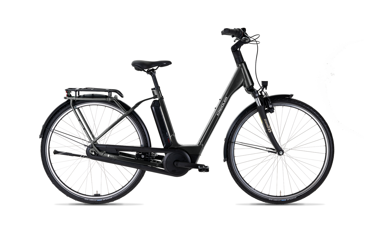 Vitality Eco 2 Comfort sort - Kreidler elcykel - Dame